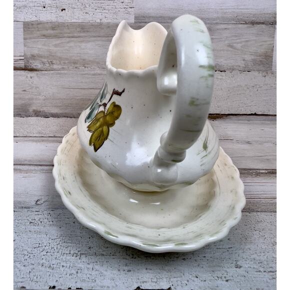 Metlox Gravy Boat Bowl Server Vernon Ware Vineyard Stoneware Pottery Vintage USA - Picture 2 of 9